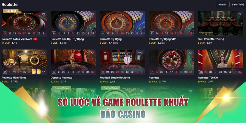 Sơ lược về game Roulette khuấy đảo casino