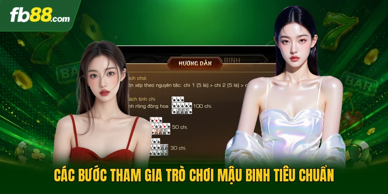 Các bước tham gia trò chơi mậu binh tiêu chuẩn