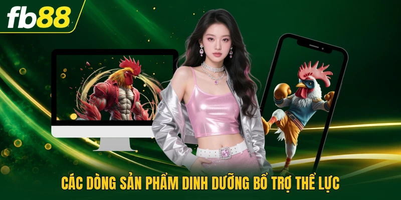 Các dòng sản phẩm dinh dưỡng bổ trợ thể lực