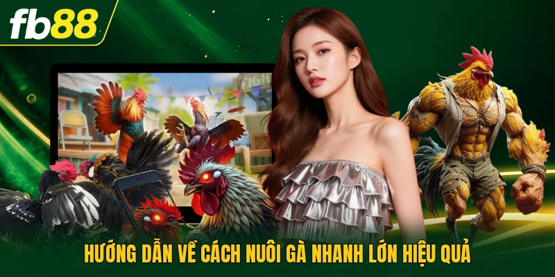 Hướng dẫn về cách nuôi gà nhanh lớn hiệu quả